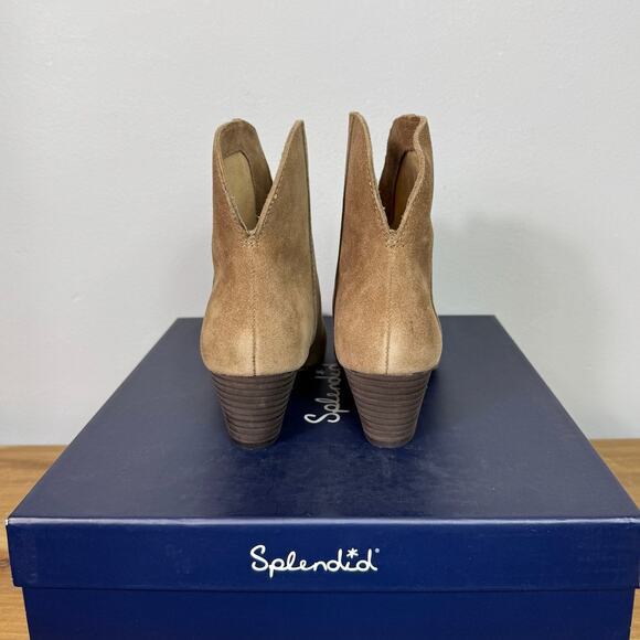 Splendid Paige Western Ankle Booties in Light Brown Size 7 - Picture 3 of 9